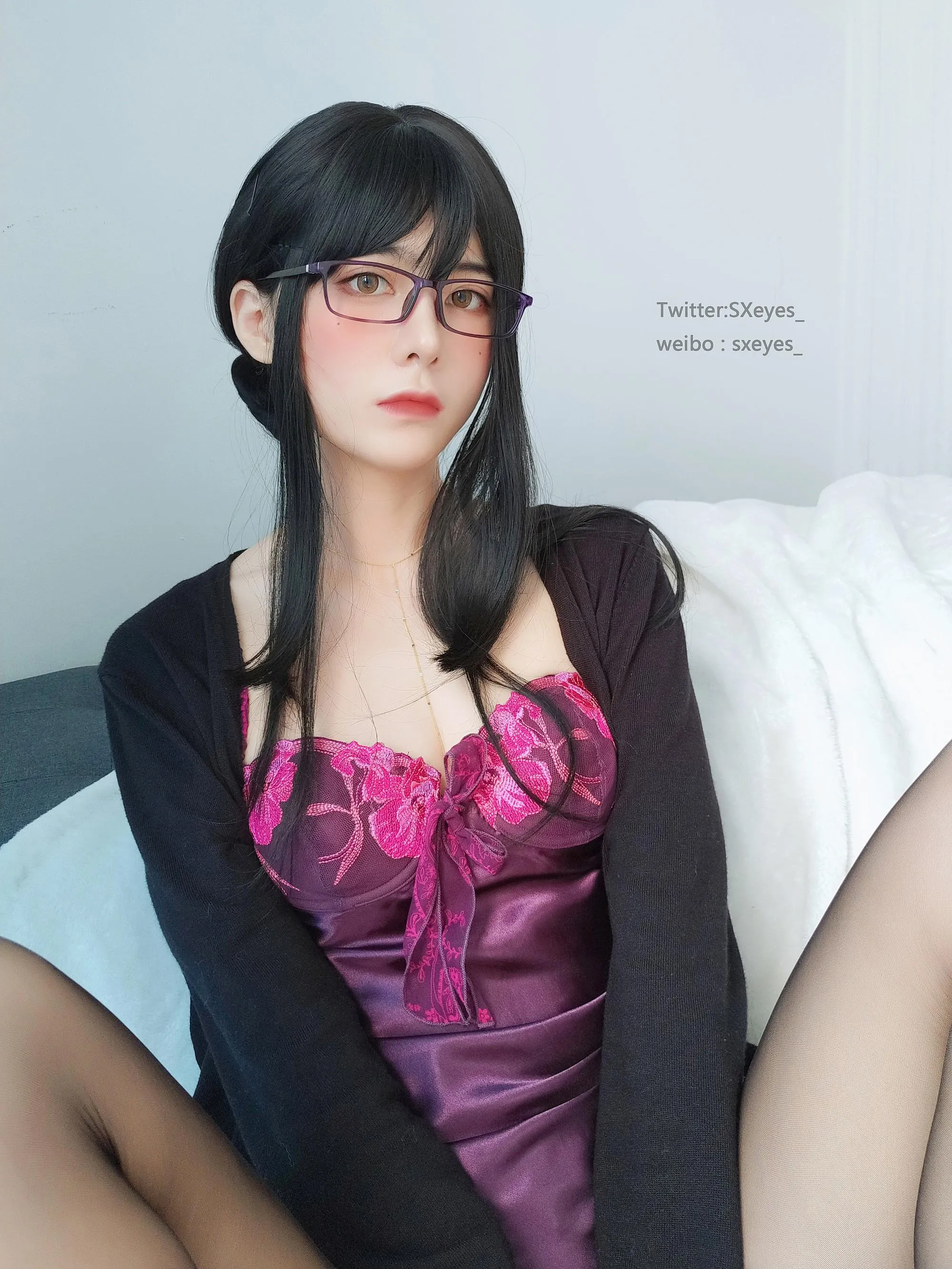 眼酱大魔王w – NO.032 黑丝开档人妻 [31P]插图3